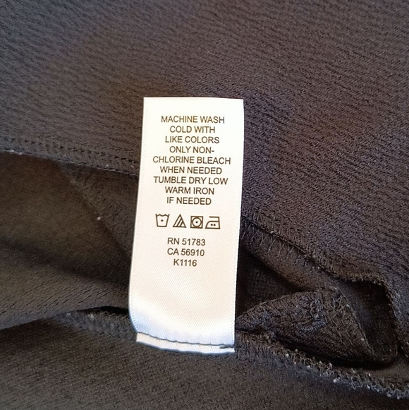 Maurice's 3/4 Sleeve Black Open Front Blazer / Cardigan Size M - Picture 7 of 8